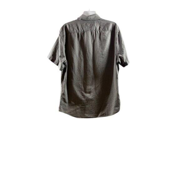 Banana Republic Gray Button-Up Shirt Men’s Large Casual Classic - Picture 4 of 7